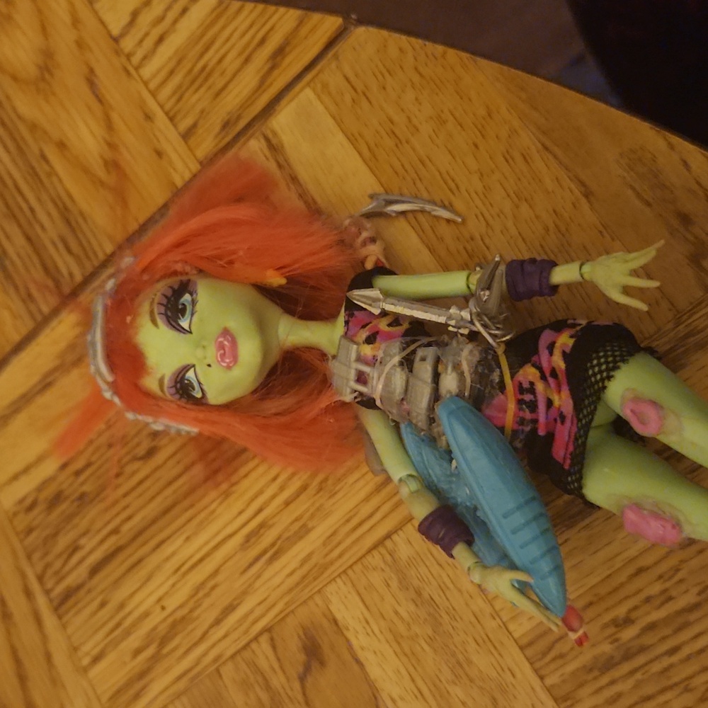 Alien hunter doll